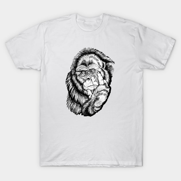 Pick your nose T-Shirt by GnarlyBones